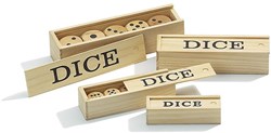 Philos Holzwürfel-Set D6 25 mm (5 Stück)