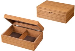 Philos Holz Schachbox Aufbewahrungsbox für Schachfiguren 240x155x85 mm