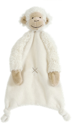 Happy Horse knuffeldoekje aap Mickey - wit - 28 cm - baby cadeau