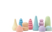 Ocamora houten speelgoed Bonsais pastel set - fantasierijk spel