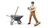 Bruder gemeentelijke dienst speelfiguur set - 4-delig - stadsleven-2
