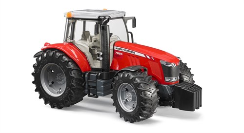 Bruder Traktor Massey Ferguson 7624 Spielzeugfahrzeug Bauernhof-2