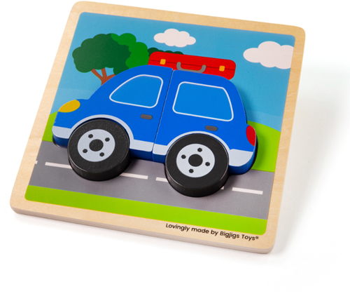 Bigjigs Chunky Lift Out Auto-Puzzle