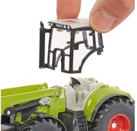 Siku tractor speelgoed Claas met voorlader dolly kieptrailer 1:50 metaal-2
