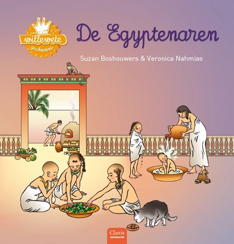 Clavis informatief kinderboek - Willewete De Egyptenaren geschiedenis