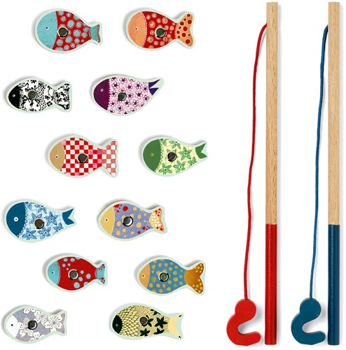 Djeco magnetisch visspel Fishing Dream - FSC houten speelgoed-2