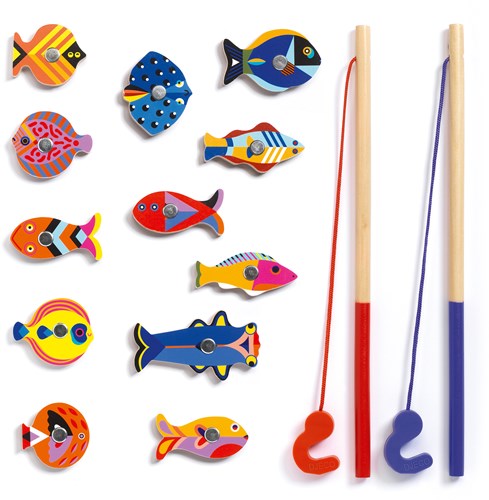 Djeco magnetisch visspel Fishing Graphic FSC houten speelgoed-2