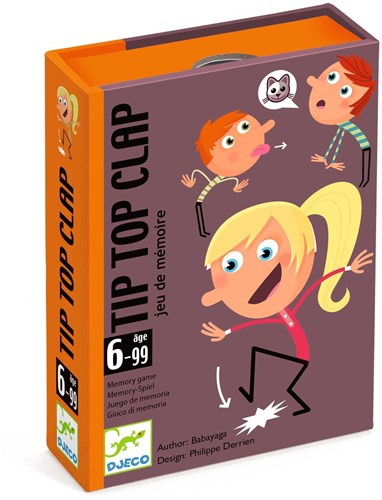 Djeco kaartspel Tip Top Clap - geheugen en mimiek FSC MIX-2