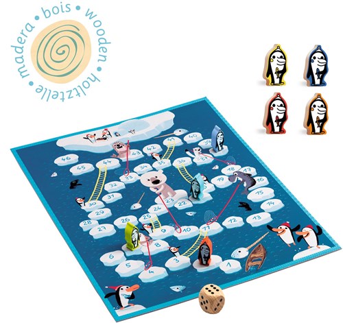Djeco Schlangen und Leitern Gesellschaftsspiel FSC MIX Brettspiel