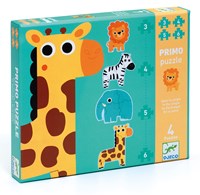 Djeco Puzzle-Set Dschungeltiere - Lernpuzzles aus FSC Karton-3