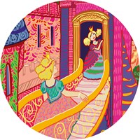 Djeco Puzzle Märchenschloss - Silhouettenpuzzle 54 Teile FSC Karton-3