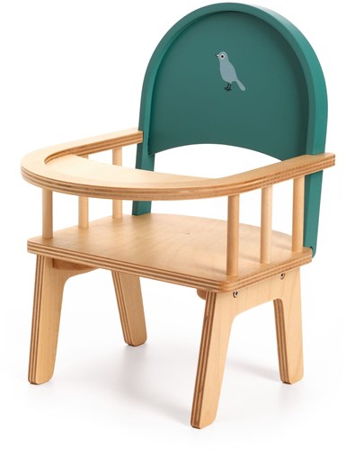 Djeco accessoires houten poppenstoel FSC 100% babykamer