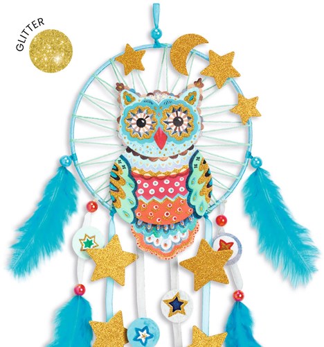 Djeco knutselset dromenvanger Golden owl FSC MIX-3