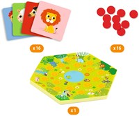 Djeco Spiel Memo Meuh - Gedächtnisspiel mit Tiergeräuschen FSC MIX-2