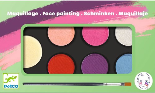 Djeco schminkpalet - 6 kleuren make-up set voor kinderen - Sweet-3