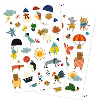 Djeco Tattoo Pretty Little Things - temporäre Kindertattoos FSC