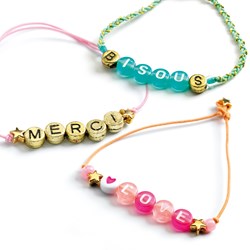 Djeco kralen sieraden Alphabet beads - creatieve knutselset