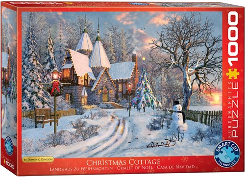 Eurographics Puzzle Dominic Davison Weihnachts-Legespiel 1000 Teile Karton-2