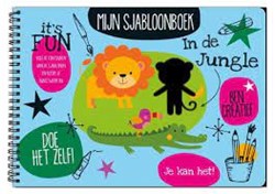 Image Books Schablonenbuch Dschungel Zeichnen und Ausmalen für Kinder