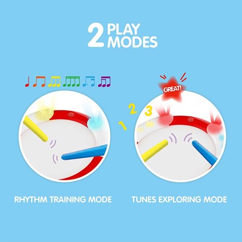 Hape Drum met lichtjes - interactief muziekspeelgoed voor kinderen-3