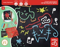 Hape Kreide und Schablonen Kunst Set Kinder Zeichnen Kreativ-3