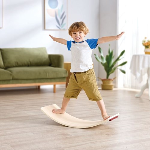 Hape hobbelpaard & balance board 2 in 1 houten speelgoed paard-3