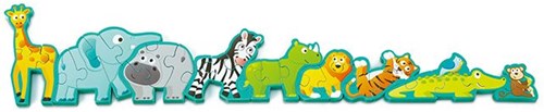 Hape Puzzle Alphabet und Tierparade - Holzspielzeug für Kinder-2