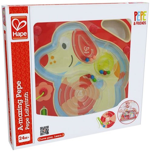 Hape Magnetisches Labyrinth Pepe Holzspielzeug Puzzle-3