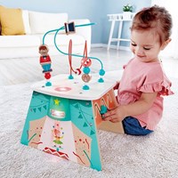 Hape Zirkus Aktivitätswürfel mit Licht - Lernspielzeug für Kleinkinder