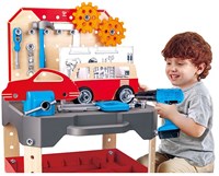 Hape werkbank speelgoed - voertuig reparatie en service set-2