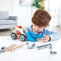 Hape Bauspielzeug Build n Drive Auto Set - Lernspielzeug für Kinder-2