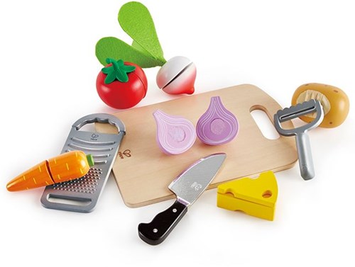 Hape Groente en keukengerei - Speelgoed keukenset voor kinderen-2