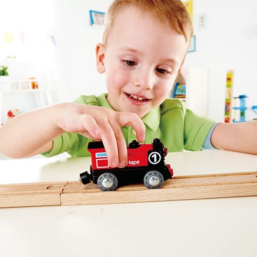 Hape batteriebetriebene Lokomotive Spielzeugzug mit Licht und Sound