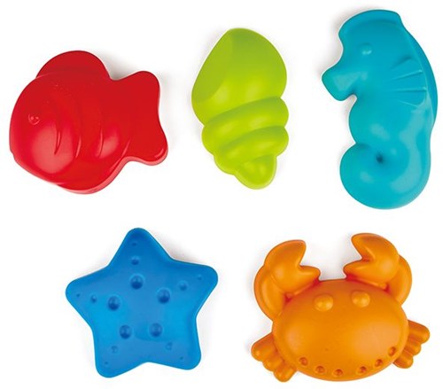 Hape zandvormpjes zeedieren - strandspeelgoed - creatief spelen-2