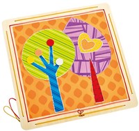 Hape collage set fantasie bos houten knutselset voor kinderen-2