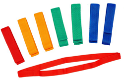 Pre-Sport teambandjes groen 100cm - set van 10 sportbanden