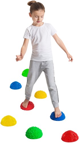 Stimove sensorische Balance Pods Set aus 8 bunten Trittsteinen-2