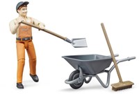 Bruder gemeentelijke dienst speelfiguur set - 4-delig - stadsleven-3