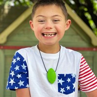 ARK Therapeutic kauwsieraad voetbal ketting lime groen XT medium sensorisch Kauwketting in voetbalvorm, geschikt voor fanatieke kauwers met een sterke kauwbehoefte.-3