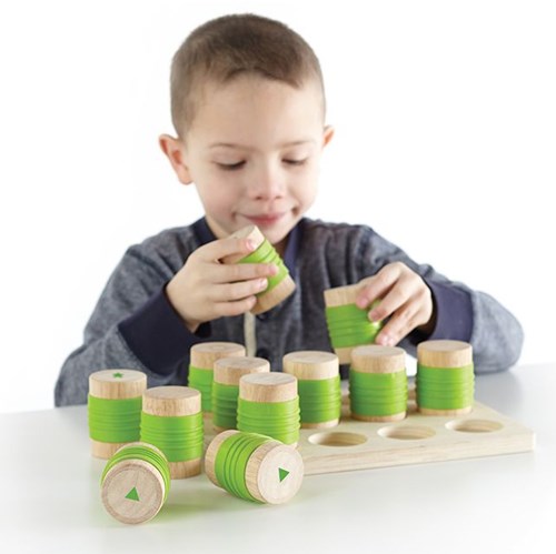 Guidecraft Lernspielzeug Gewichtszylinder multicolor Karton