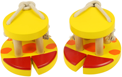 BigJigs Holz Laufstelzen - Giraffe Spielzeug für Kinder