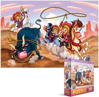Eurographics puzzel Girl Power - Cowgirls - 100 stukjes karton-2