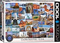 Eurographics puzzel Globetrotter USA - 1000 stukjes karton-2