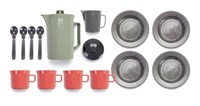 Dantoy Green Bean koffieset - duurzaam speelgoed koffieservies 17-delig-2
