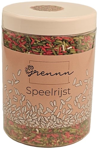 Grennn speelrijst kerst 500 gram - sensorisch speelgoed voor kinderen-3