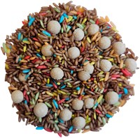 Grennn speelrijst sensorisch speelgoed sint en mix 500 gram-2