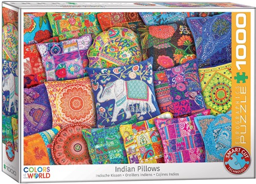 Eurographics puzzel Indishe Kissen - 1000 stukjes legpuzzel-2