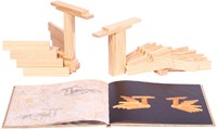 Kapla Holz-Bauklötze Buch braun Band 4 Tiere Inspiration-2
