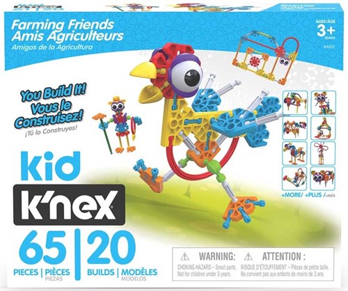 K'nex Baukasten-Set Farmin Friends - buntes Konstruktionsspielzeug Bauernhof