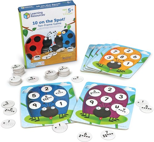 Learning Resources Lernspiel Mathematik - 10 On The Spot! Zählspiel für Kinder